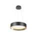 PENDENTE LED ESME POLICARBONATO E AÇO PRETO E DOURADO | HEVVY 1153 LY-8802L PT+DR PENDENTE LED ESME POLICARBONATO E AÇO PRETO E DOURADO | HEVVY 1153 LY-8802L PT+DR