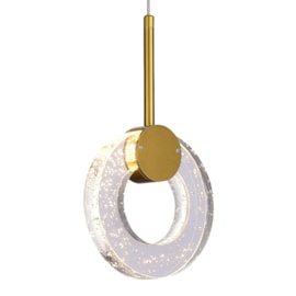 PENDENTE LED FAINNE 3000K 5W BIVOLT Ø15CM METAL BRONZE | +LUZ PE-178/5.15BRO PENDENTE LED FAINNE 3000K 5W BIVOLT Ø15CM METAL BRONZE | +LUZ PE-178/5.15BRO