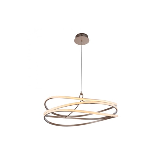 PENDENTE LED FITA ALUMÍNIO DOURADO BIVOLT ø60CM x 31CM 3000K | BELLA ILUMINAÇÃO BB018 PENDENTE LED FITA ALUMÍNIO DOURADO BIVOLT ø60CM x 31CM 3000K | BELLA ILUMINAÇÃO BB018