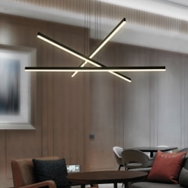 PENDENTE LED FLAT LINE 2700K 48W BIVOLT Ø101,5CM METAL E ACRÍLICO PRETO | +LUZ PE-096/48.27PF PENDENTE LED FLAT LINE 2700K 48W BIVOLT Ø101,5CM METAL E ACRÍLICO PRETO | +LUZ PE-096/48.27PF