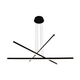 PENDENTE LED FLAT LINE 2700K 48W BIVOLT Ø101,5CM METAL E ACRÍLICO PRETO | +LUZ PE-096/48.27PF PENDENTE LED FLAT LINE 2700K 48W BIVOLT Ø101,5CM METAL E ACRÍLICO PRETO | +LUZ PE-096/48.27PF