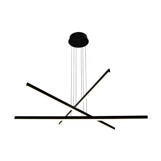 PENDENTE LED FLAT LINE 2700K 48W BIVOLT Ø101,5CM METAL E ACRÍLICO PRETO | +LUZ PE-096/48.27PF PENDENTE LED FLAT LINE 2700K 48W BIVOLT Ø101,5CM METAL E ACRÍLICO PRETO | +LUZ PE-096/48.27PF