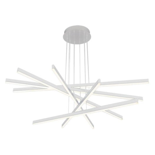 PENDENTE LED FLAT LINE 2700K 96W BIVOLT Ø101,5CM METAL E ACRÍLICO BRANCO | +LUZ PE-097/96.27BF PENDENTE LED FLAT LINE 2700K 96W BIVOLT Ø101,5CM METAL E ACRÍLICO BRANCO | +LUZ PE-097/96.27BF