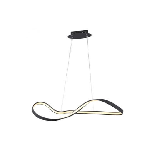 PENDENTE LED FLOW BIVOLT METAL PRETO 30W 3000K | BELLA ILUMINAÇÃO SB008 PENDENTE LED FLOW BIVOLT METAL PRETO 30W 3000K | BELLA ILUMINAÇÃO SB008