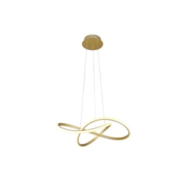 PENDENTE LED FLUIRE METAL DOURADO 30W 3000K | BELLA ILUMINAÇÃO SB001 PENDENTE LED FLUIRE METAL DOURADO 30W 3000K | BELLA ILUMINAÇÃO SB001