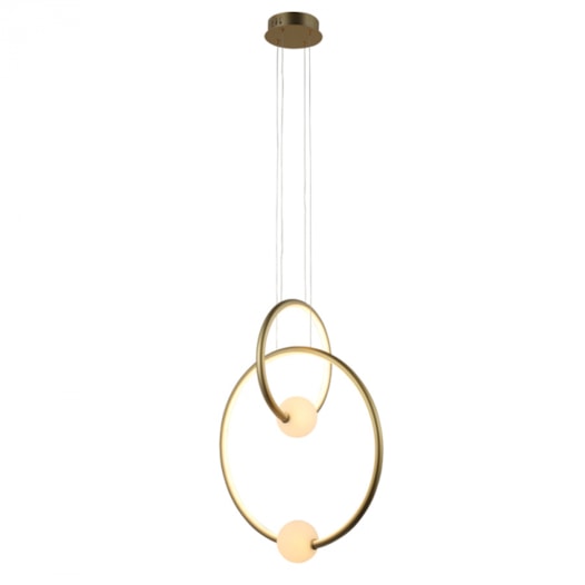 PENDENTE LED FUSION 3000K 36W BIVOLT DOURADO | STUDIOLUCE PD1680DO