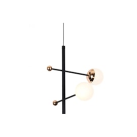 PENDENTE LED FUXICO METAL E ACRÍLICO DOURADO, PRETO E FOSCO 12W 3000K | BELLA ILUMINAÇÃO JU001 PENDENTE LED FUXICO METAL E ACRÍLICO DOURADO, PRETO E FOSCO 12W 3000K | BELLA ILUMINAÇÃO JU001