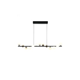 PENDENTE LED FUXICO RETANGULAR METAL E VIDRO PRETO, DOURADO E BRANCO 30W 3000K | BELLA ILUMINAÇÃO JU007 PENDENTE LED FUXICO RETANGULAR METAL E VIDRO PRETO, DOURADO E BRANCO 30W 3000K | BELLA ILUMINAÇÃO JU007