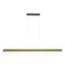 PENDENTE LED GAIA LINEAR 3000K 48W BIVOLT PRETO E AMADEIRADO | STUDIOLUCE PD1831PTMD PENDENTE LED GAIA LINEAR 3000K 48W BIVOLT PRETO E AMADEIRADO | STUDIOLUCE PD1831PTMD