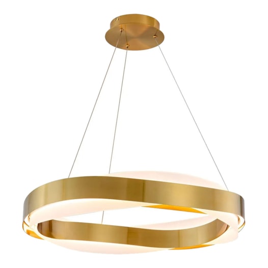 PENDENTE LED HARMONY REDONDO 3000K 100W BIVOLT Ø80X10CM METAL E ACRÍLICO DOURADO ESCOVADO | USINA IMPORTS UI20270/80DR PENDENTE LED HARMONY REDONDO 3000K 100W BIVOLT Ø80X10CM METAL E ACRÍLICO DOURADO ESCOVADO | USINA IMPORTS UI20270/80DR
