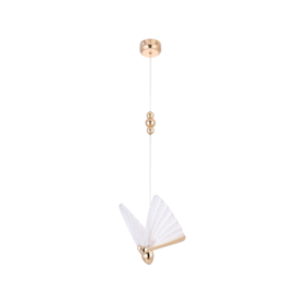 PENDENTE LED HONEN 3000K 6W BIVOLT 16X16X16CM ALUMÍNIO E ACRÍLICO DOURADO BRILHO | NORDECOR 2413 PENDENTE LED HONEN 3000K 6W BIVOLT 16X16X16CM ALUMÍNIO E ACRÍLICO DOURADO BRILHO | NORDECOR 2413