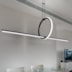 PENDENTE LED INFINITY 3000K 39W BIVOLT Ø41CM METAL PRETO FOSCO| +LUZ PE-121/39.130PF