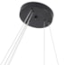 PENDENTE LED INVERSE GR REDONDO 3000K 65W BIVOLT Ø80X300CM ALUMÍNIO E SILICONE PRETO | NORDECOR 2529