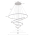 PENDENTE LED INVERSE REDONDO 3000K 99W BIVOLT Ø80CM ALUMÍNIO BRANCO | NORDECOR 2166-1