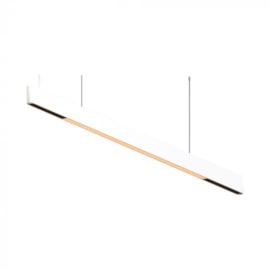 PENDENTE LED JOB MISTA 3000K 40W BIVOLT 119,2X1,96X5,8CM ALUMÍNIO BRANCO | PIX ILUMINAÇÃO 36507128 PENDENTE LED JOB MISTA 3000K 40W BIVOLT 119,2X1,96X5,8CM ALUMÍNIO BRANCO | PIX ILUMINAÇÃO 36507128