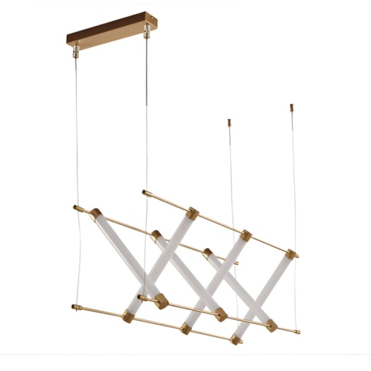 PENDENTE LED JULI 54W 3000K DOURADO FOSCO | NORDECOR 2732 PENDENTE LED JULI 54W 3000K DOURADO FOSCO | NORDECOR 2732