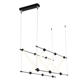 PENDENTE LED JULI 54W 3000K PRETO | NORDECOR 2731