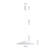 PENDENTE LED KALE DRE 38CM 10W 3000K BRANCO | NORDECOR 2863 PENDENTE LED KALE DRE 38CM 10W 3000K BRANCO | NORDECOR 2863