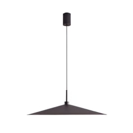 PENDENTE LED KALE DRE 45CM 10W 3000K PRETO | NORDECOR 2866