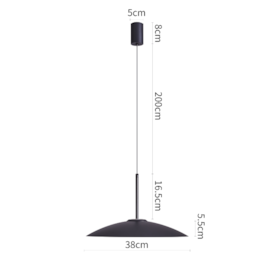 PENDENTE LED KALE GER 38CM 10W 3000K PRETO | NORDECOR 2860 PENDENTE LED KALE GER 38CM 10W 3000K PRETO | NORDECOR 2860