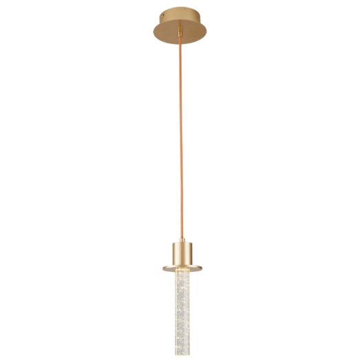 PENDENTE LED KALU 3W 3000K DOURADO FOSCO | NORDECOR 2766