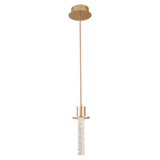 PENDENTE LED KALU 3W 3000K DOURADO FOSCO | NORDECOR 2766