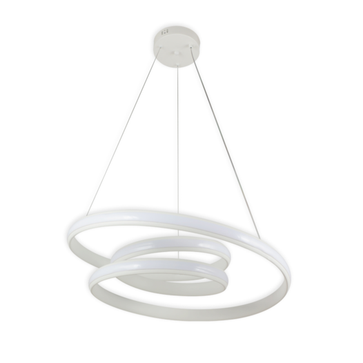 PENDENTE LED KILE 3000K 55W BIVOLT Ø55X16CM ALUMÍNIO BRANCO | NORDECOR 2091 PENDENTE LED KILE 3000K 55W BIVOLT Ø55X16CM ALUMÍNIO BRANCO | NORDECOR 2091