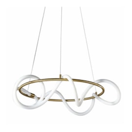 PENDENTE LED KOTEL REDONDO 2700K 35W BIVOLT Ø60CM METAL E SILICONE BRONZE | +LUZ PE-132/35.60BRO PENDENTE LED KOTEL REDONDO 2700K 35W BIVOLT Ø60CM METAL E SILICONE BRONZE | +LUZ PE-132/35.60BRO