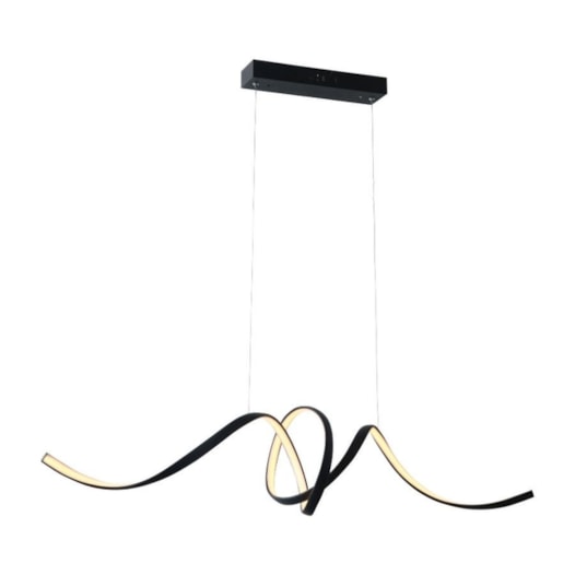 PENDENTE LED LACE 36W 3000K 100X25CM ALUMÍNIO PRETO | STUDIOLUCE WHITE PD1425PT PENDENTE LED LACE 36W 3000K 100X25CM ALUMÍNIO PRETO | STUDIOLUCE WHITE PD1425PT
