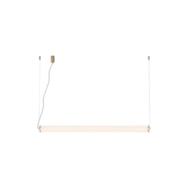 PENDENTE LED LAMPE RETANGULAR 3000K 45W 7X125X7CM METAL, ACRÍLICO E VIDRO BRONZE E TRANSP | BELLA ILUMINAÇÃO HC001L