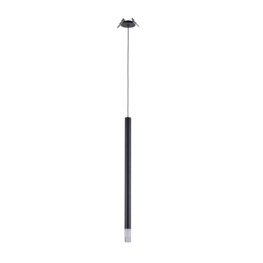 PENDENTE LED LANA CILÍNDRICO 3000K 3W BIVOLT 50XØ2,5CM METAL PRETO | NORDECOR 2692 PENDENTE LED LANA CILÍNDRICO 3000K 3W BIVOLT 50XØ2,5CM METAL PRETO | NORDECOR 2692