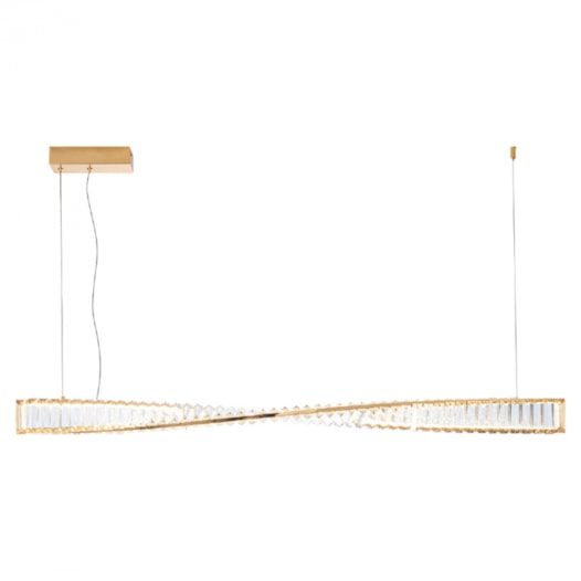 PENDENTE LED LANCIATO 3000K 20W BIVOLT DOURADO E TRANSPARENTE | STUDIOLUCE PD1767 PENDENTE LED LANCIATO 3000K 20W BIVOLT DOURADO E TRANSPARENTE | STUDIOLUCE PD1767