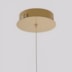 PENDENTE LED LEZIE IN 3000K 21W BIVOLT DOURADO | NORDECOR 2740 PENDENTE LED LEZIE IN 3000K 21W BIVOLT DOURADO | NORDECOR 2740