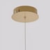 PENDENTE LED LEZIE IN 3000K 21W BIVOLT DOURADO | NORDECOR 2740