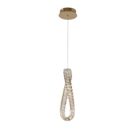 PENDENTE LED LEZIE IN 3000K 33W BIVOLT DOURADO | NORDECOR 2741