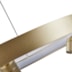 PENDENTE LED LILLA REDONDO 3000K 48W BIVOLT Ø60X180CM DOURADO FOSCO | NORDECOR 2540