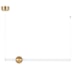 PENDENTE LED LINE 3000K 24W BIVOLT 90CM METAL E ACRÍLICO DOURADO E BRANCO | SKYLIGHT SKY-3041 PENDENTE LED LINE 3000K 24W BIVOLT 90CM METAL E ACRÍLICO DOURADO E BRANCO | SKYLIGHT SKY-3041