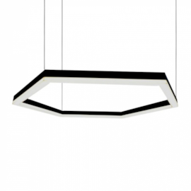 PENDENTE LED LINEA HEXAGONAL 3000K 69W 110V 5,5X110X110CM METAL E ACRÍLICO | BELLA ITALIA PE8850-110