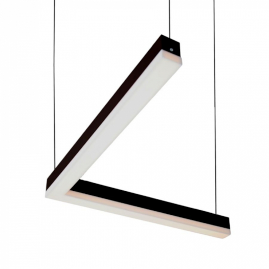 PENDENTE LED LINEA L 3000K 23W 110V 5,5X55X55CM METAL E ACRÍLICO | BELLA ITALIA PE8820-110