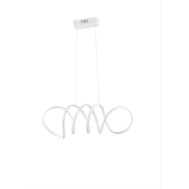 PENDENTE LED LIRE 3000K 58W BIVOLT 27X70CM ALUMÍNIO BRANCO | NORDECOR 2136 PENDENTE LED LIRE 3000K 58W BIVOLT 27X70CM ALUMÍNIO BRANCO | NORDECOR 2136