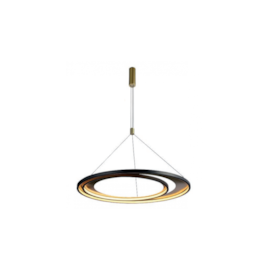 PENDENTE LED LOOP METAL PRETO E DOURADO 76W 3000K | BELLA ILUMINAÇÃO HM010BG PENDENTE LED LOOP METAL PRETO E DOURADO 76W 3000K | BELLA ILUMINAÇÃO HM010BG