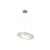 PENDENTE LED LOOP REDONDO METAL CROMADO E BRANCO 48W 3000K | BELLA ILUMINAÇÃO HM009CR