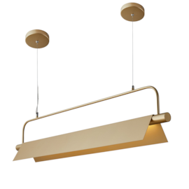 PENDENTE LED LOZE 3M 30W 3000K DOURADO FOSCO | NORDECOR 2556 PENDENTE LED LOZE 3M 30W 3000K DOURADO FOSCO | NORDECOR 2556