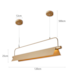 PENDENTE LED LOZE 3M 30W 3000K DOURADO FOSCO | NORDECOR 2556