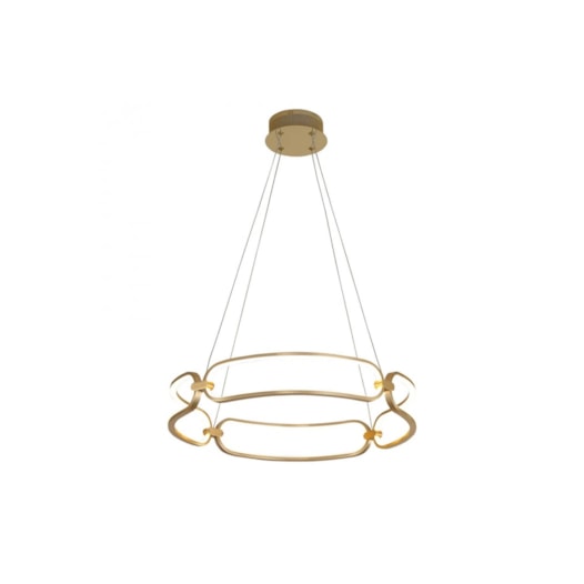 PENDENTE LED LÚMINA ALUMÍNIO DOURADO BIVOLT ø60CM X 9,5CM 3000K | BELLA ILUMINAÇÃO BB007G PENDENTE LED LÚMINA ALUMÍNIO DOURADO BIVOLT ø60CM X 9,5CM 3000K | BELLA ILUMINAÇÃO BB007G