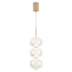 PENDENTE LED LUSE 3000K 21W 50CM OURO | NORDECOR 2795