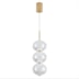 PENDENTE LED LUSE 3000K 21W 50CM OURO | NORDECOR 2795