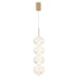 PENDENTE LED LUSE 3000K 28W 60CM OURO | NORDECOR 2796