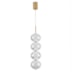 PENDENTE LED LUSE 3000K 28W 60CM OURO | NORDECOR 2796