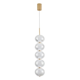 PENDENTE LED LUSE 3000K 35W 73CM OURO | NORDECOR 2797